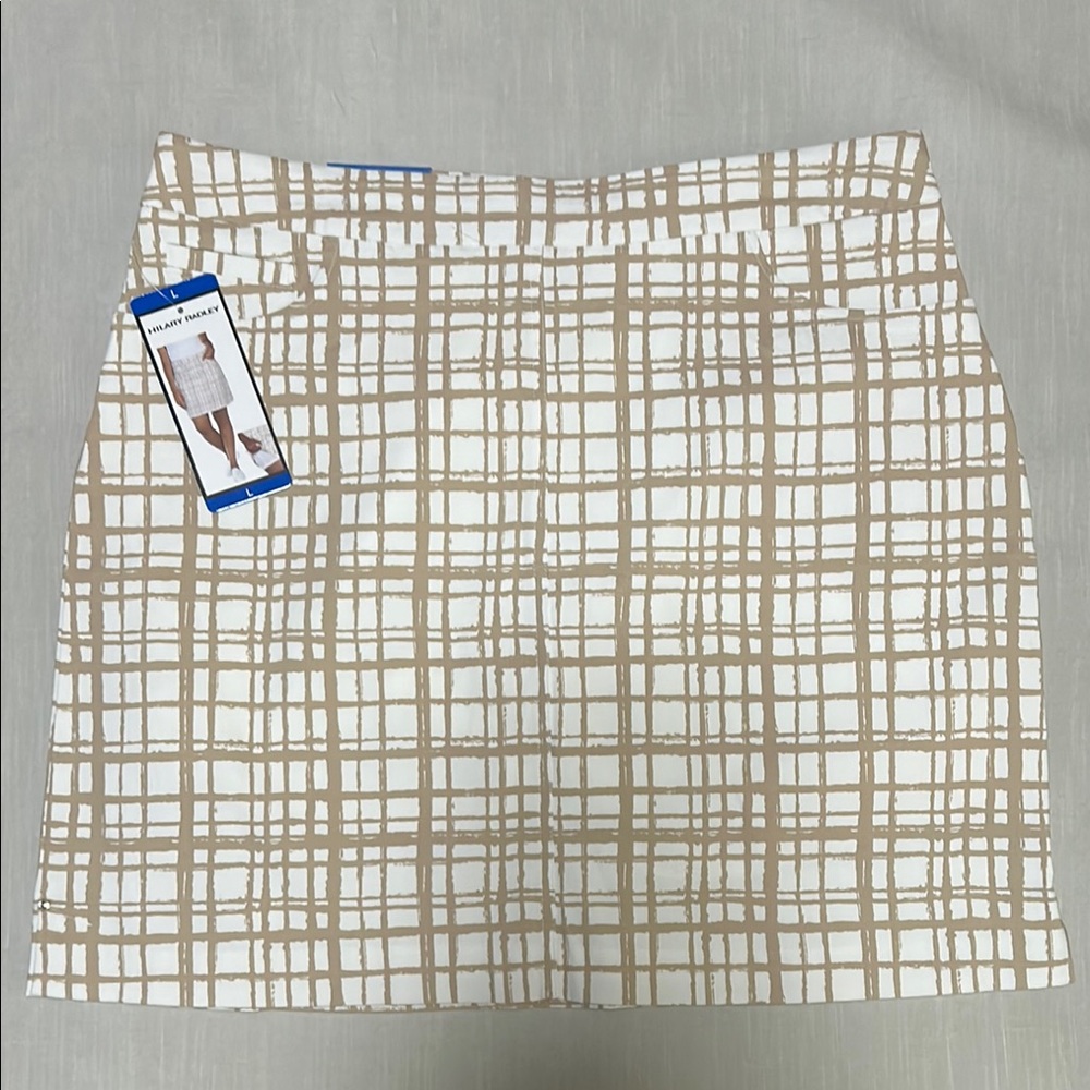 Talbots Cream Mini Pencil Skort Casual
